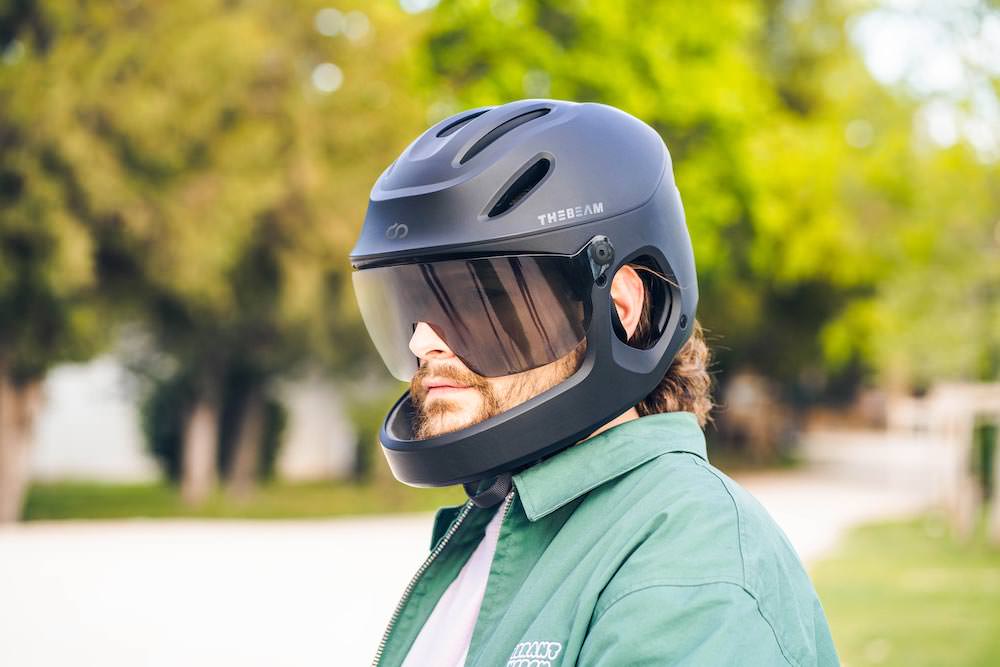 Casque vélo visière Solaire