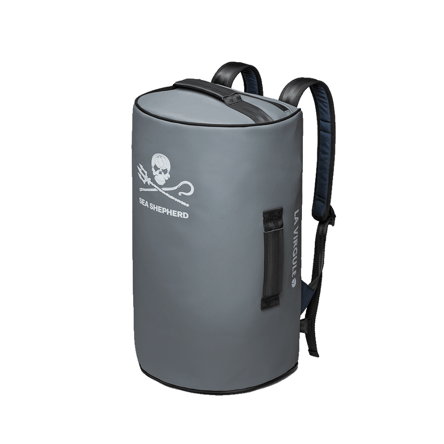 Sac à dos imperméable et recyclé 35L - La virgule x Sea Shepherd - Hors-Bord